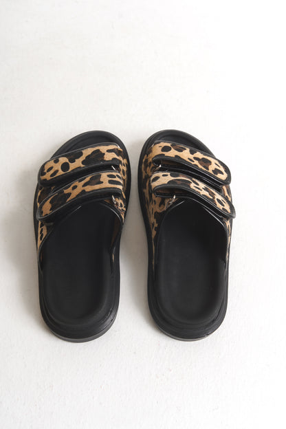 Leopar Bant Detaylı Günlük Terlik